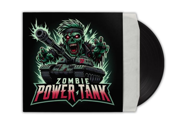 Zombie Power Tank - Album Artwork by Taesea Creatives