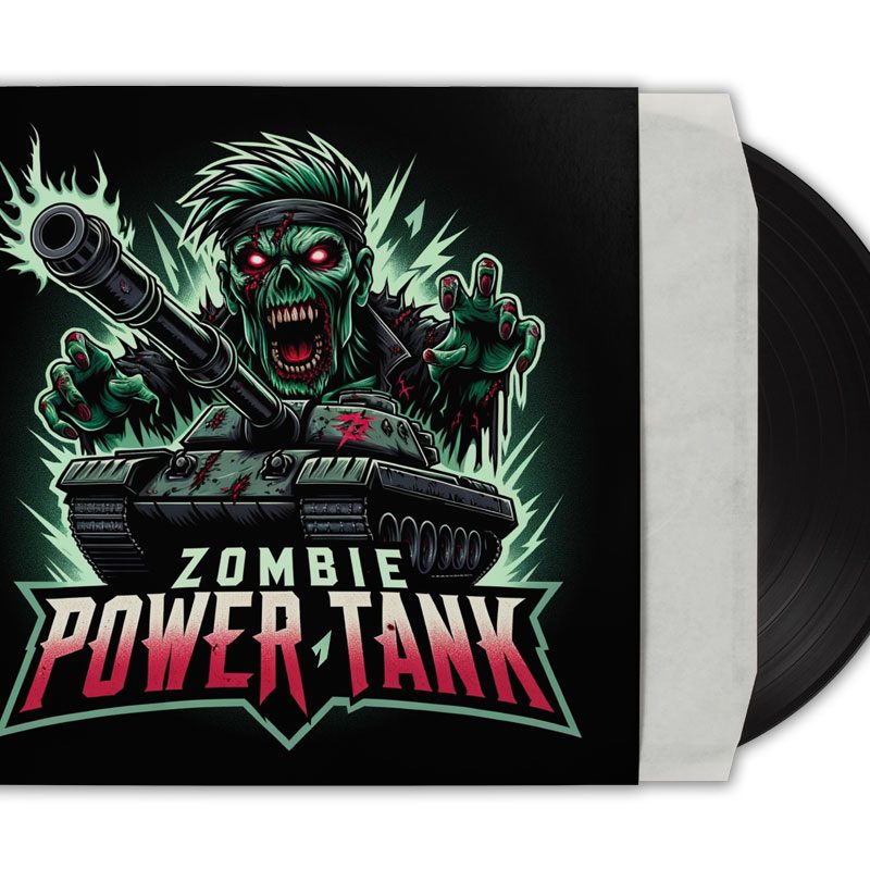 Zombie Power Tank - Album Artwork by Taesea Creatives
