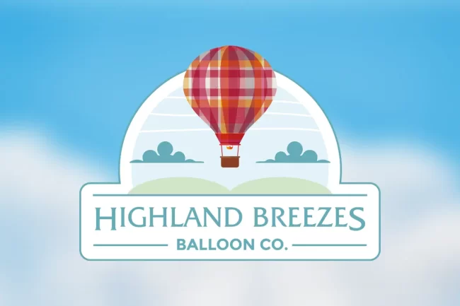 Highland Breezes Balloon Co - Logo Design by Taesea