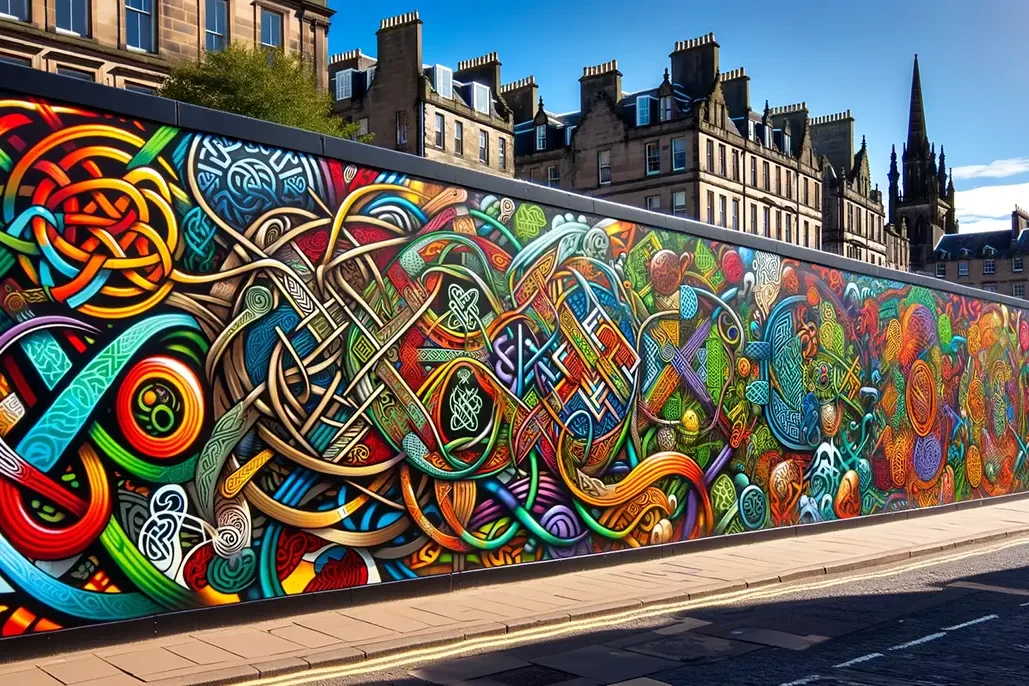 Gaelic Graffiti: Urban Art and Its Influence on Scottish Brand Aesthetics – Taesea Gaelic Graffiti: Urban Art and Its Influence on Scottish Brand Aesthetics - Taesea