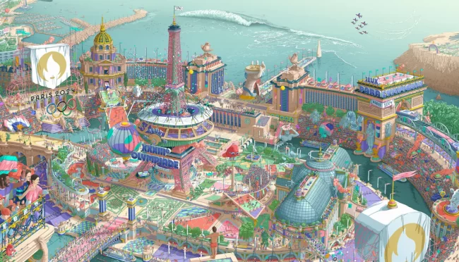 The Iconic Paris 2024 Posters by Illustrator Ugo Gattoni The Iconic Paris 2024 Posters by Illustrator Ugo Gattoni