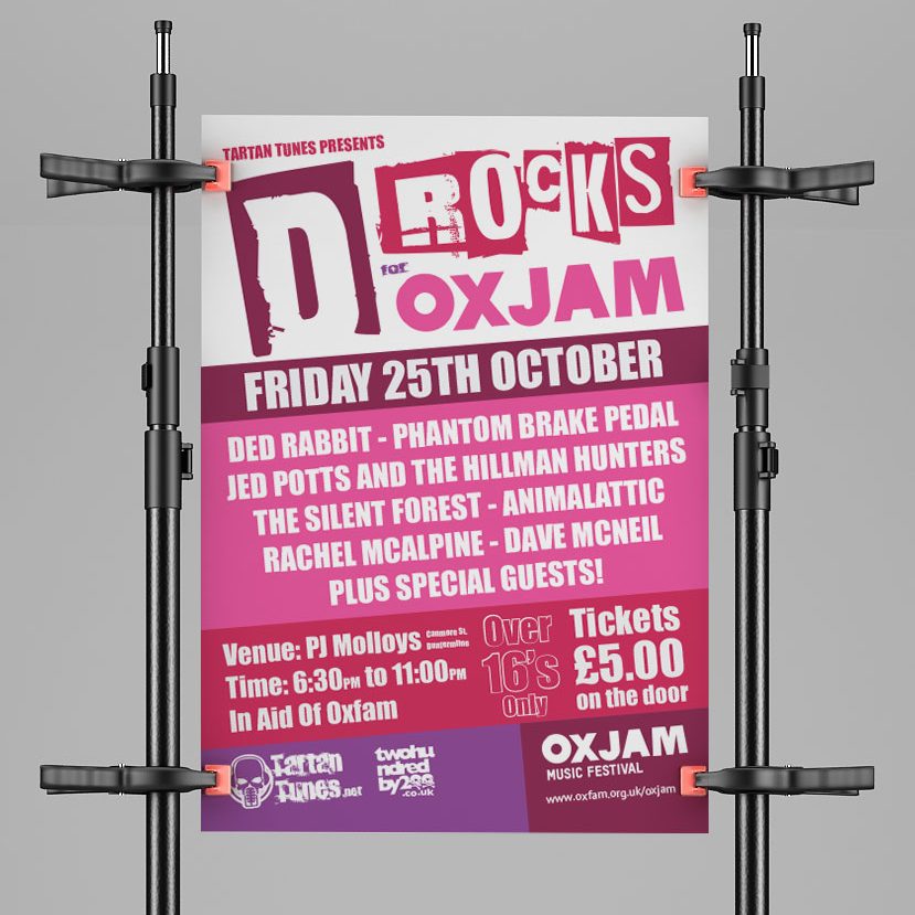 Event & Gig Poster Design by Taesea - Scotland