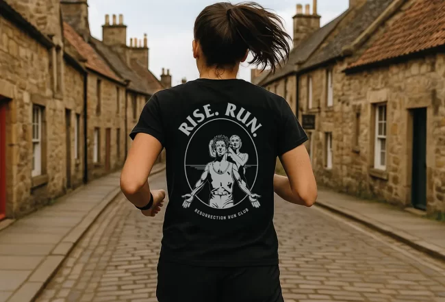 Resurrection Run Club - illustration by Taesea Fife