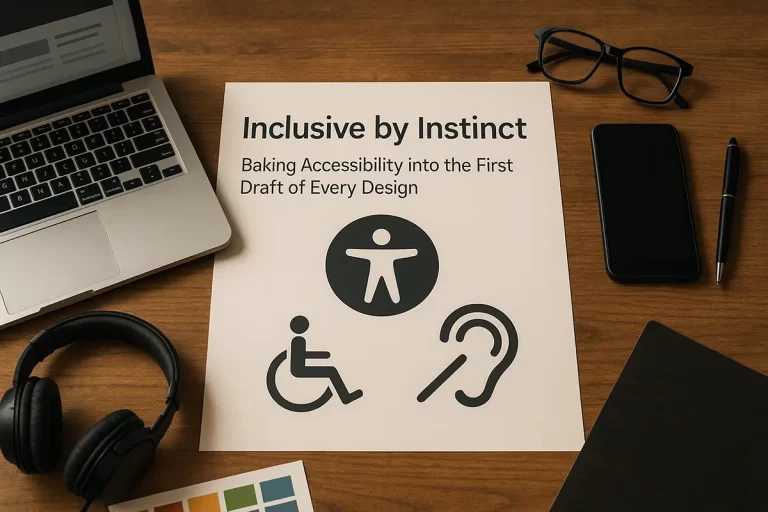 Inclusive by Instinct: Baking Accessibility into the First Draft of Every Design - Taesea